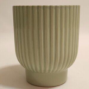 LOVELY Green Flower Pot Sage Green Ceramic House Plant Home Decor